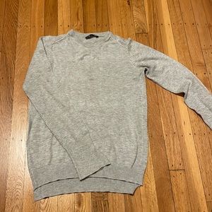 Gray soft sweater